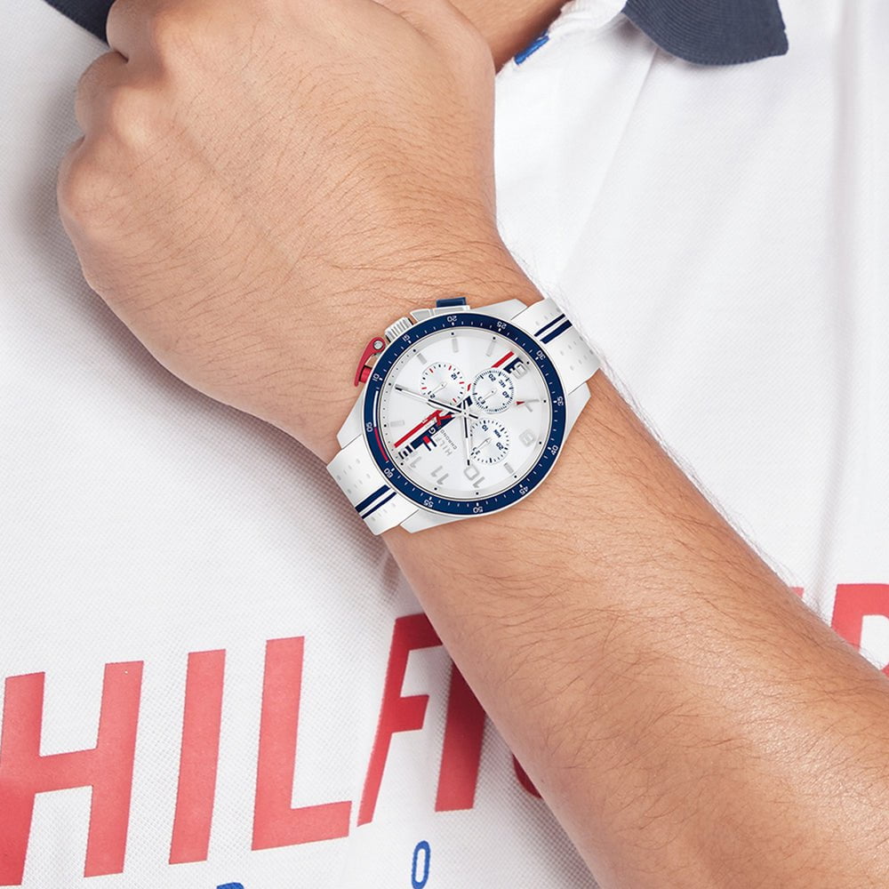 TOMMY HILFIGER Men's Bank Chronograph Watch 1792167