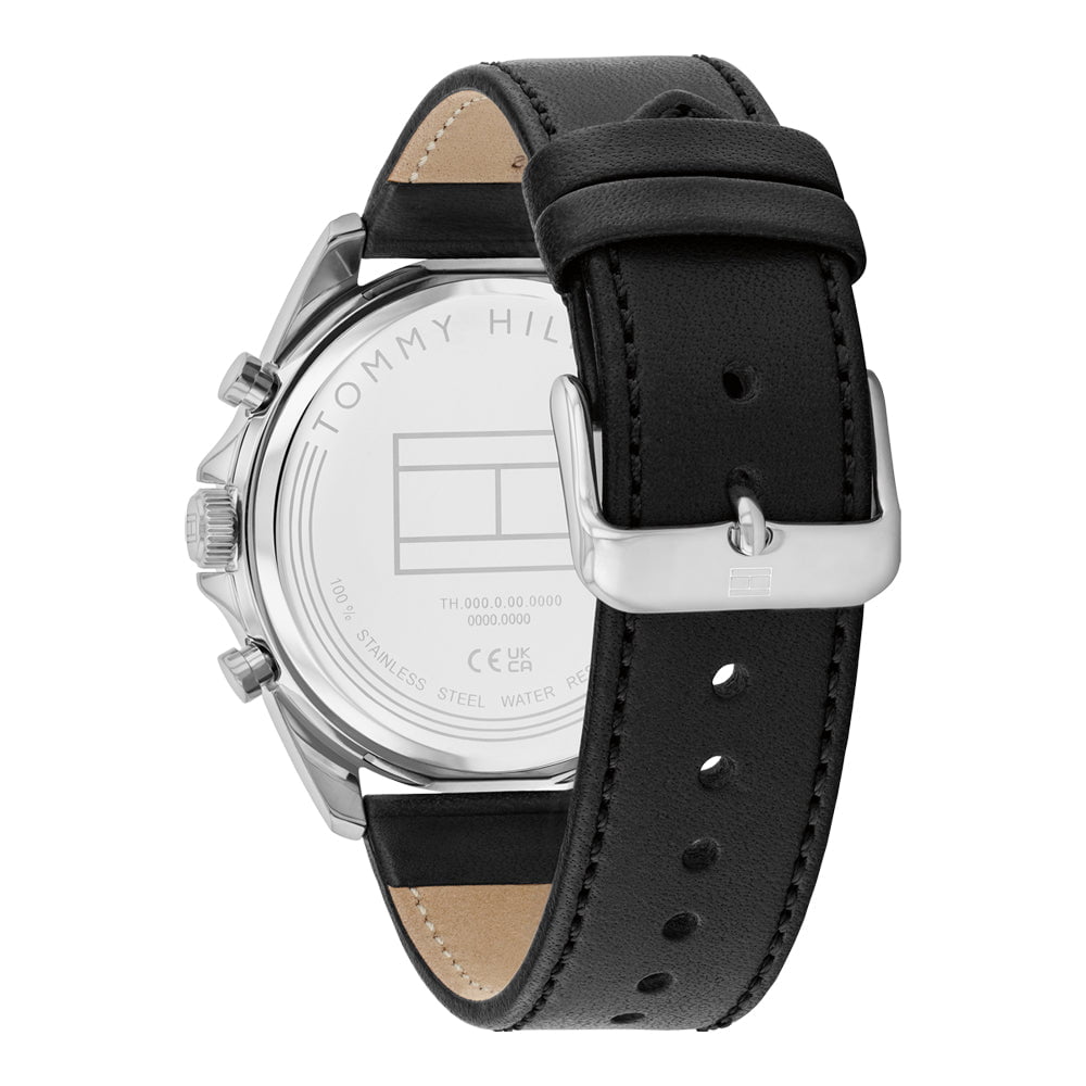 TOMMY HILFIGER Men's Baker Multifunction Leather Watch 1710644