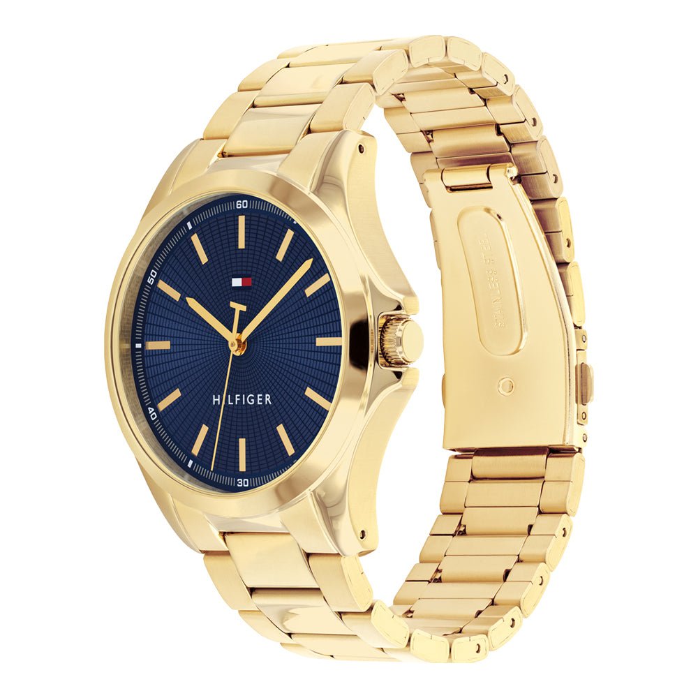 TOMMY HILFIGER Men's Bruce Gold Steel Watch 1710679
