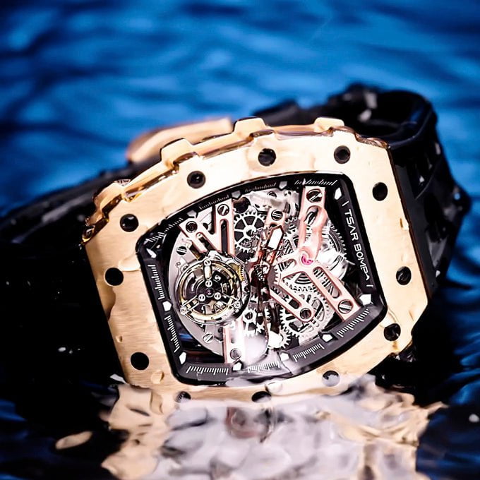 TSAR BOMBA Men's Elemental Automatic Watch TB8208A16