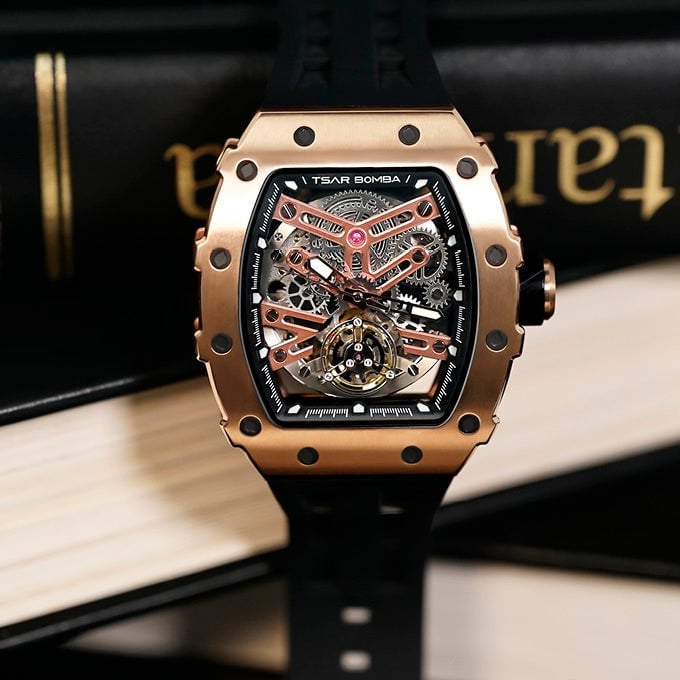 TSAR BOMBA Men's Elemental Automatic Watch TB8208A16