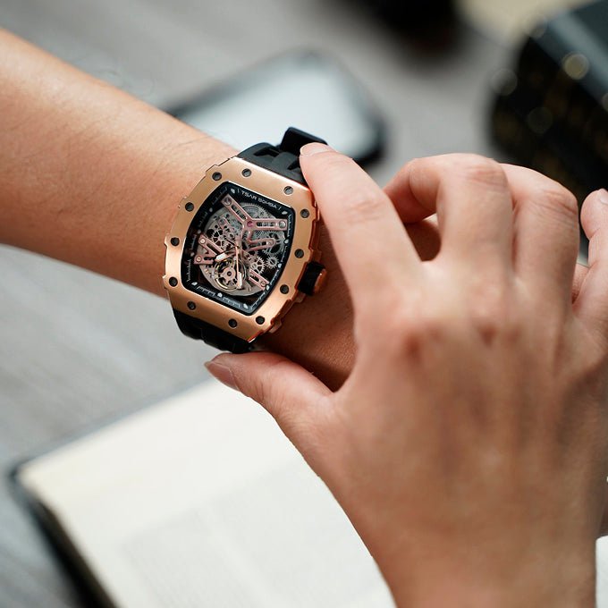 TSAR BOMBA Men's Elemental Automatic Watch TB8208A16