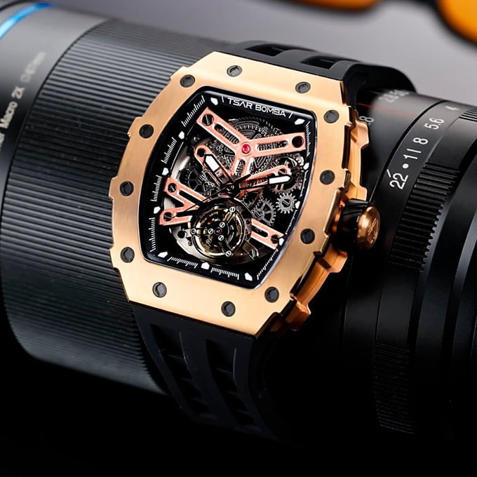 TSAR BOMBA Men's Elemental Automatic Watch TB8208A16