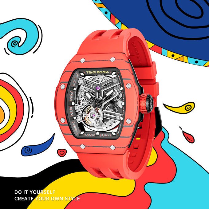 TSAR BOMBA Men's Elemental Automatic Watch TB8208CF37