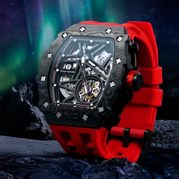 TSAR BOMBA Men's Elemental Automatic Watch TB8209CF02