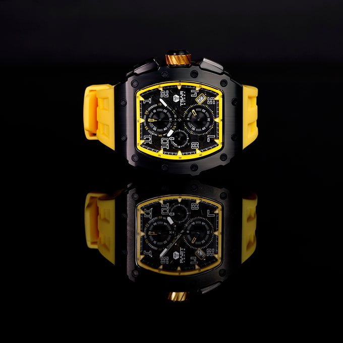 TSAR BOMBA Men's Elemental Chronograph Watch TB8204Q07