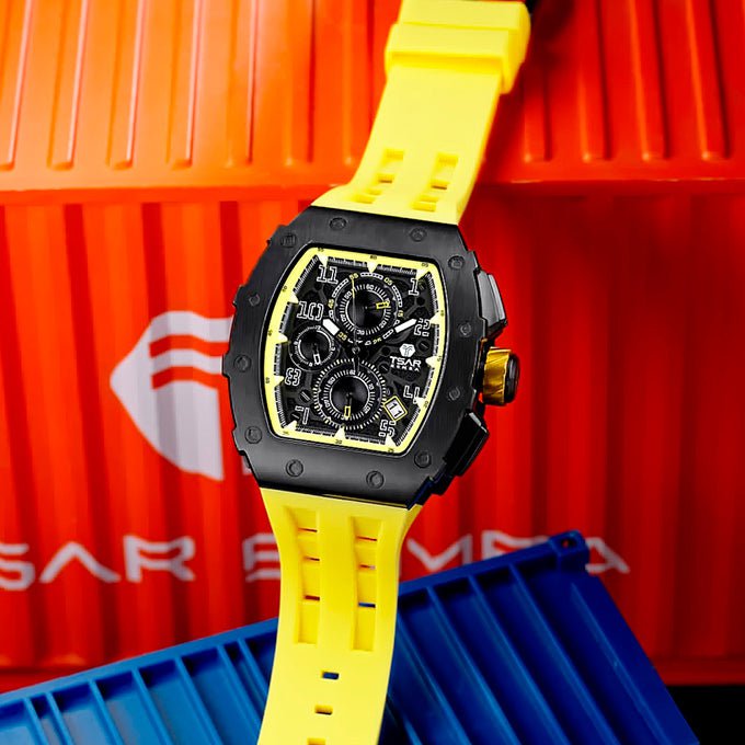 TSAR BOMBA Men's Elemental Chronograph Watch TB8204Q07