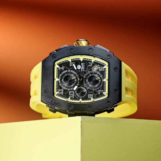 TSAR BOMBA Men's Elemental Chronograph Watch TB8204Q07