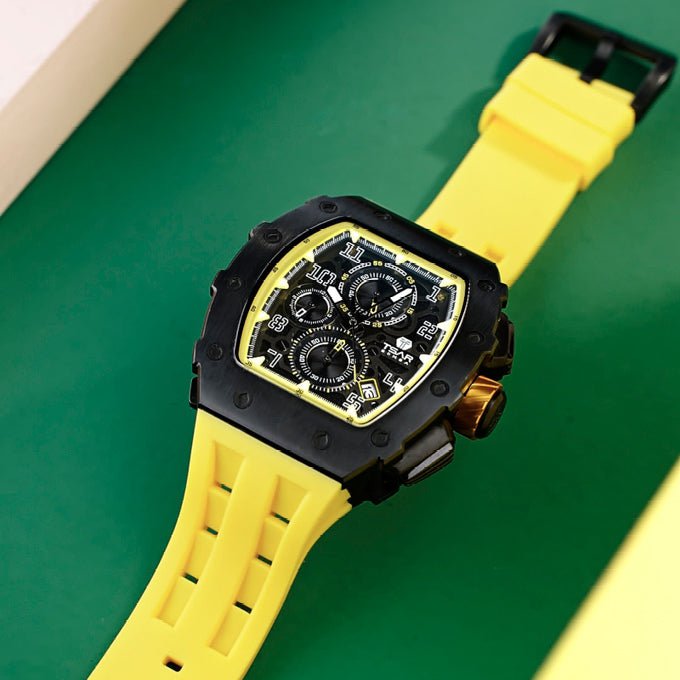 TSAR BOMBA Men's Elemental Chronograph Watch TB8204Q07