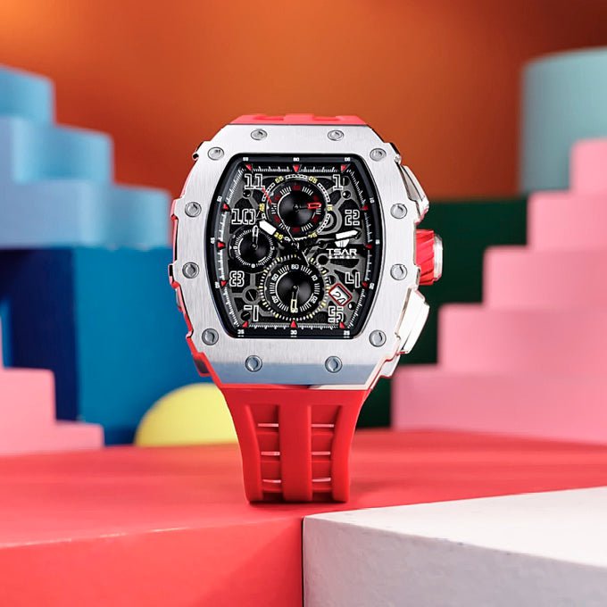 TSAR BOMBA Men's Elemental Chronograph Watch TB8204Q33