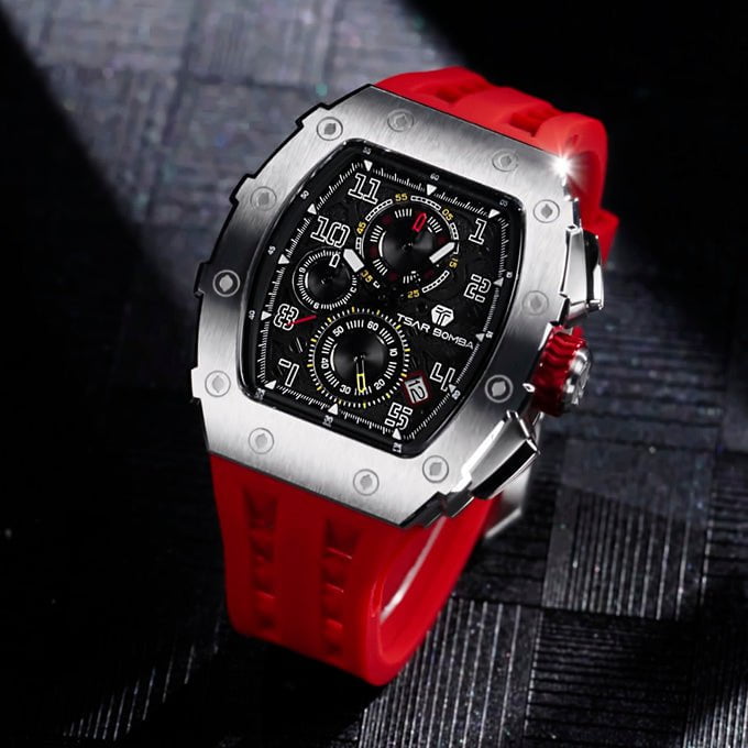 TSAR BOMBA Men's Elemental Chronograph Watch TB8204Q33