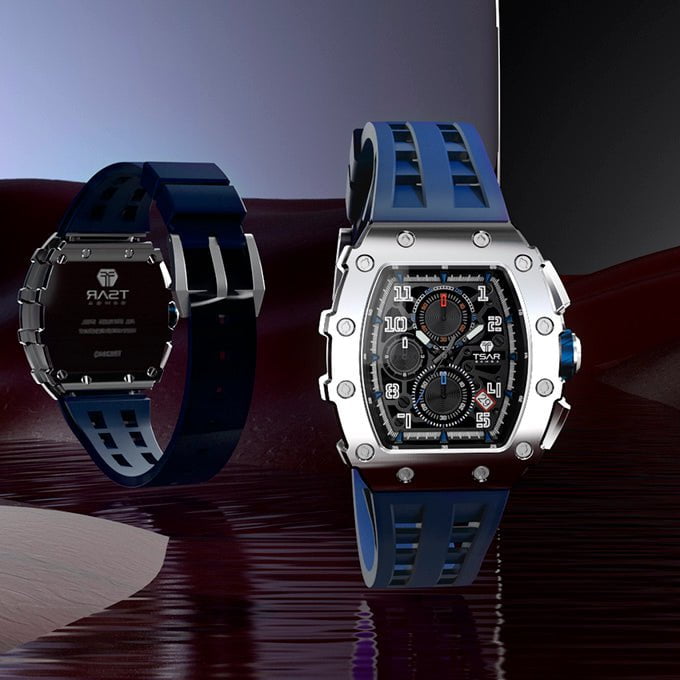 TSAR BOMBA Men's Elemental Chronograph Watch TB8204Q34