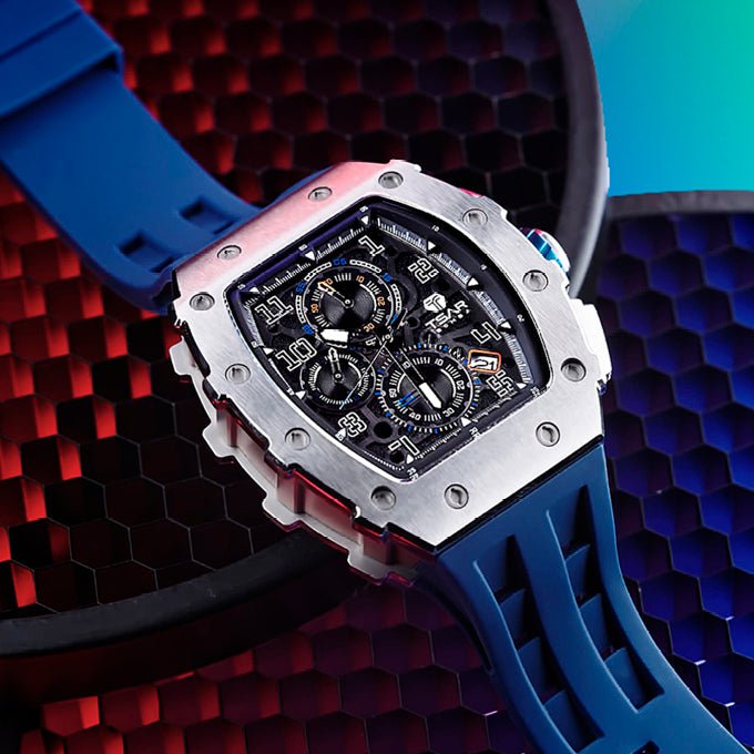 TSAR BOMBA Men's Elemental Chronograph Watch TB8204Q34