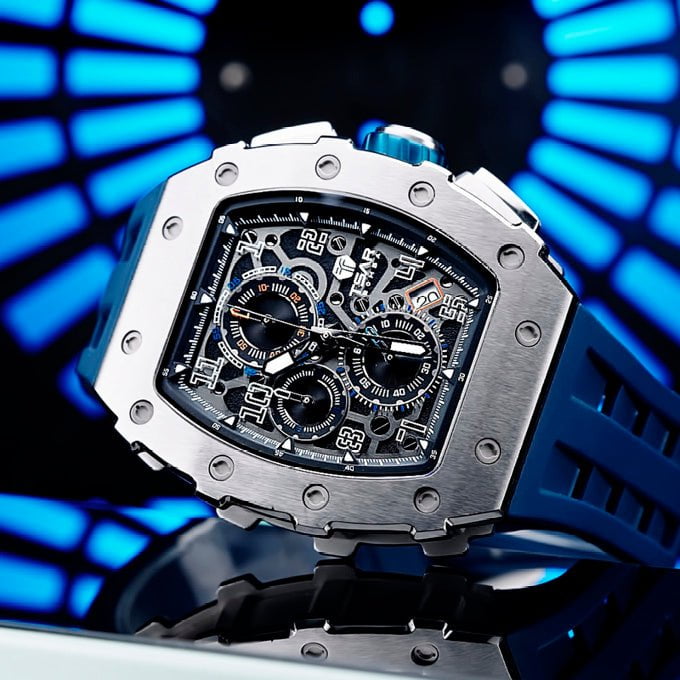 TSAR BOMBA Men's Elemental Chronograph Watch TB8204Q34