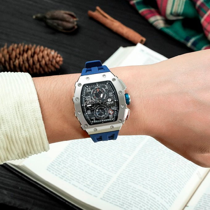 TSAR BOMBA Men's Elemental Chronograph Watch TB8204Q34