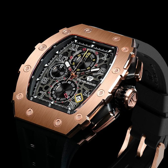 TSAR BOMBA Men's Elemental Chronograph Watch TB8204Q35