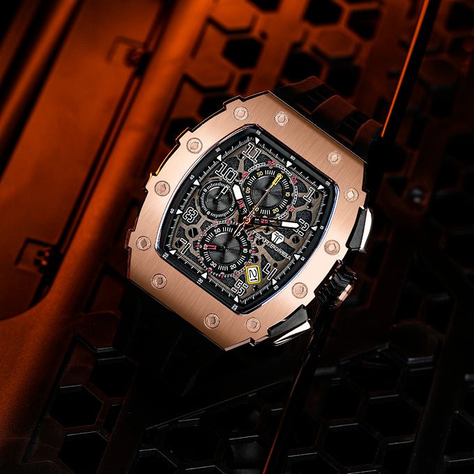 TSAR BOMBA Men's Elemental Chronograph Watch TB8204Q35