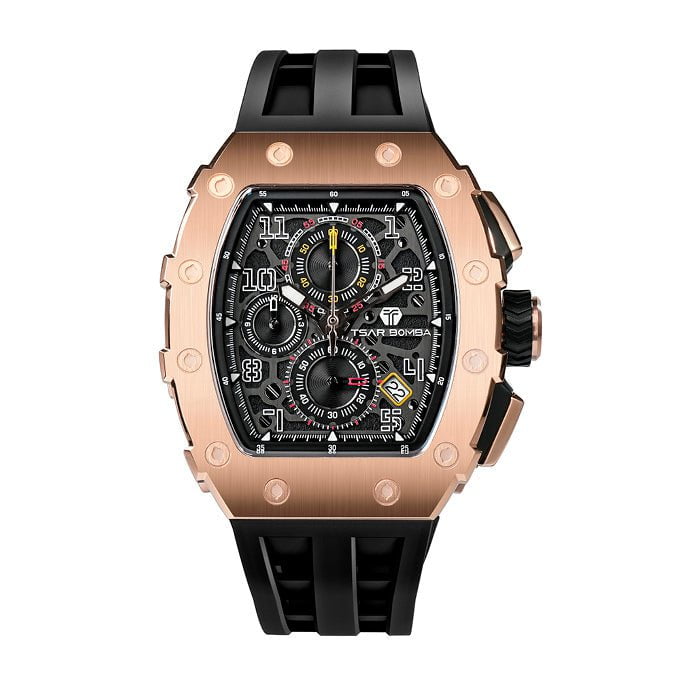 TSAR BOMBA Men's Elemental Chronograph Watch TB8204Q35