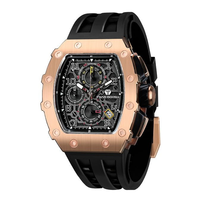 TSAR BOMBA Men's Elemental Chronograph Watch TB8204Q35