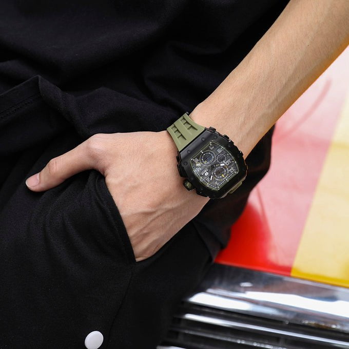 TSAR BOMBA Men's Elemental Chronograph Watch TB8204Q38