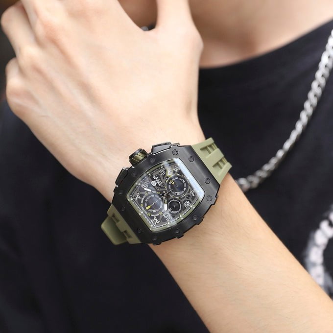 TSAR BOMBA Men's Elemental Chronograph Watch TB8204Q38