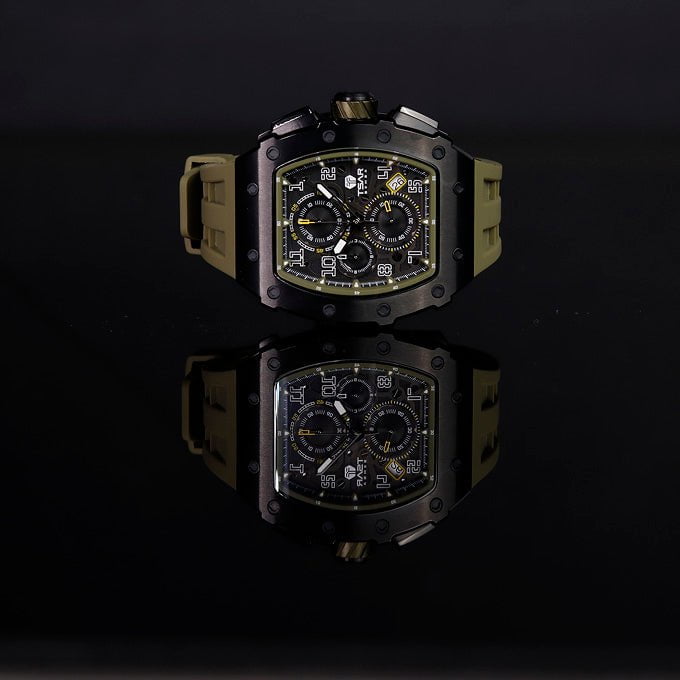 TSAR BOMBA Men's Elemental Chronograph Watch TB8204Q38