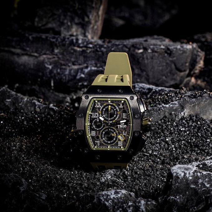 TSAR BOMBA Men's Elemental Chronograph Watch TB8204Q38