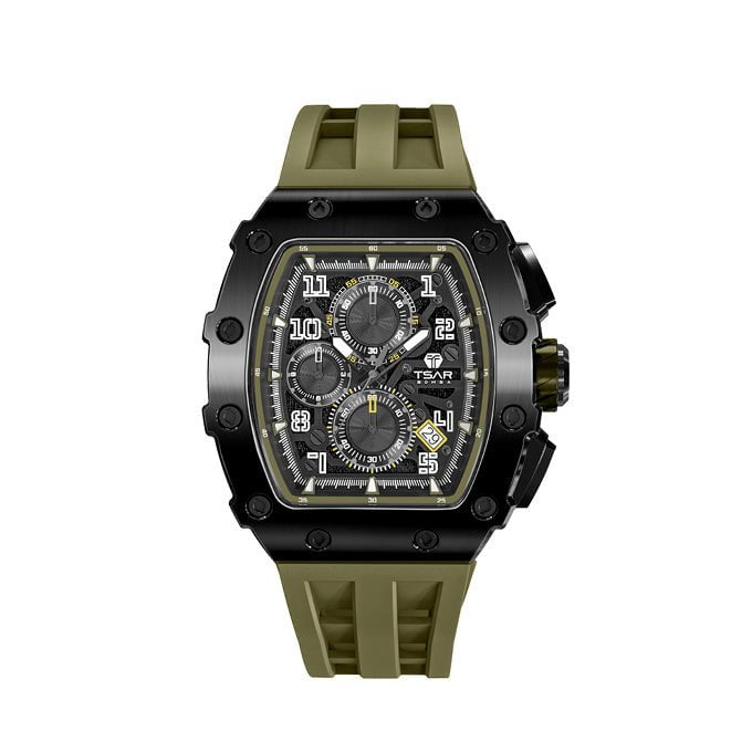 TSAR BOMBA Men's Elemental Chronograph Watch TB8204Q38