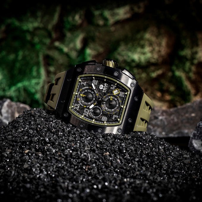 TSAR BOMBA Men's Elemental Chronograph Watch TB8204Q38