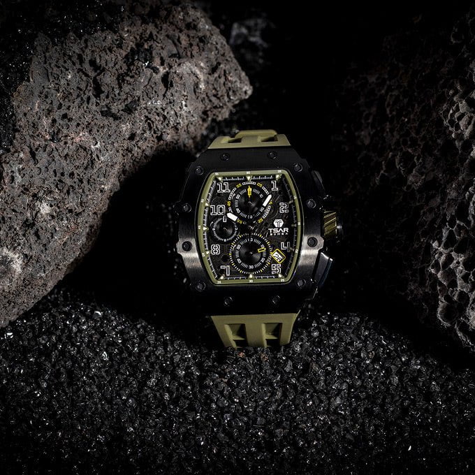 TSAR BOMBA Men's Elemental Chronograph Watch TB8204Q38