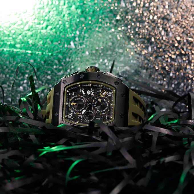 TSAR BOMBA Men's Elemental Chronograph Watch TB8204Q38