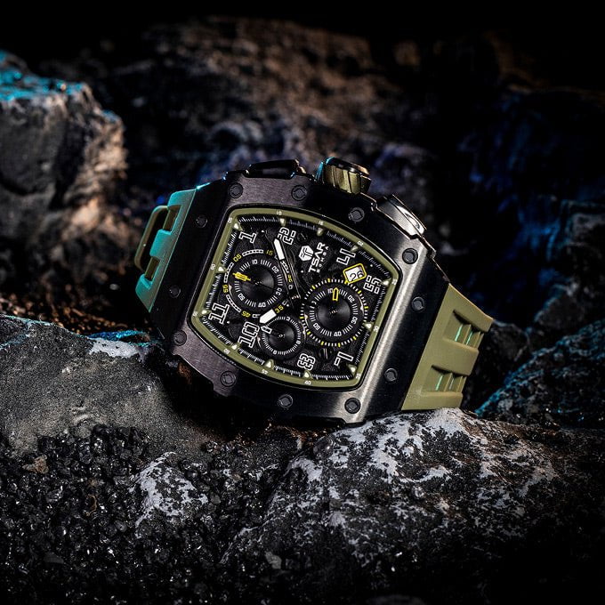 TSAR BOMBA Men's Elemental Chronograph Watch TB8204Q38