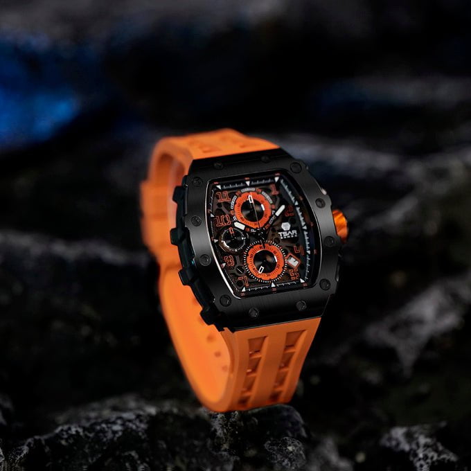 TSAR BOMBA Men's Elemental Chronograph Watch TB8204Q39