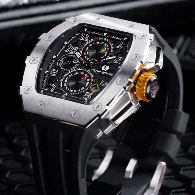 TSAR BOMBA Men's Elemental Chronograph Watch TB8204Q31