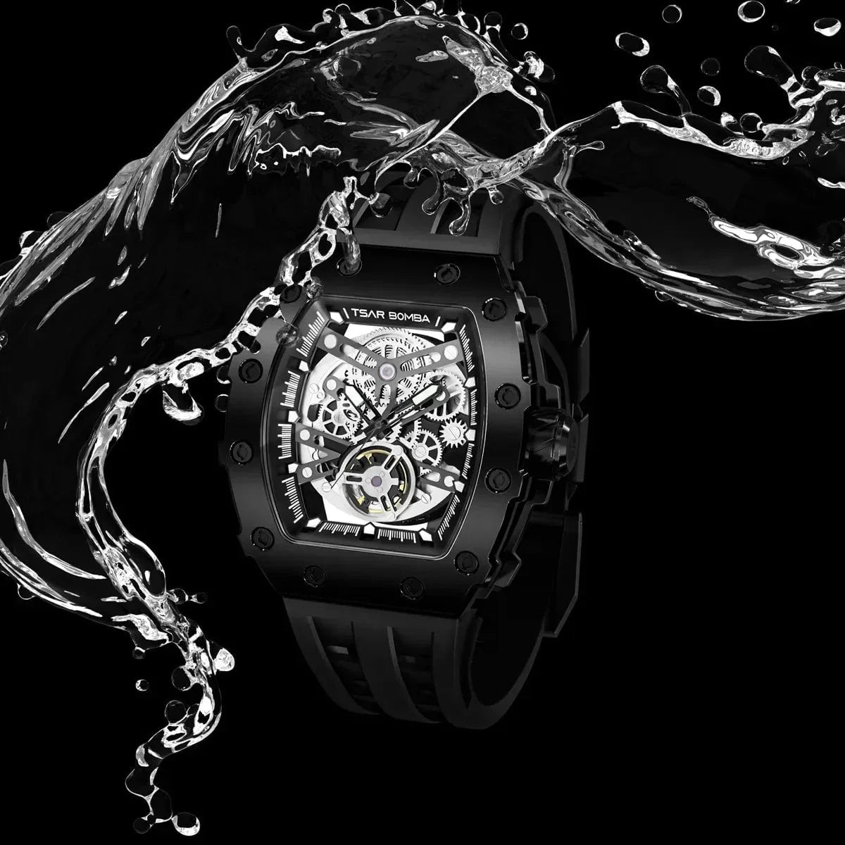 TSAR BOMBA Men's Elemental Automatic Watch TB8208A45