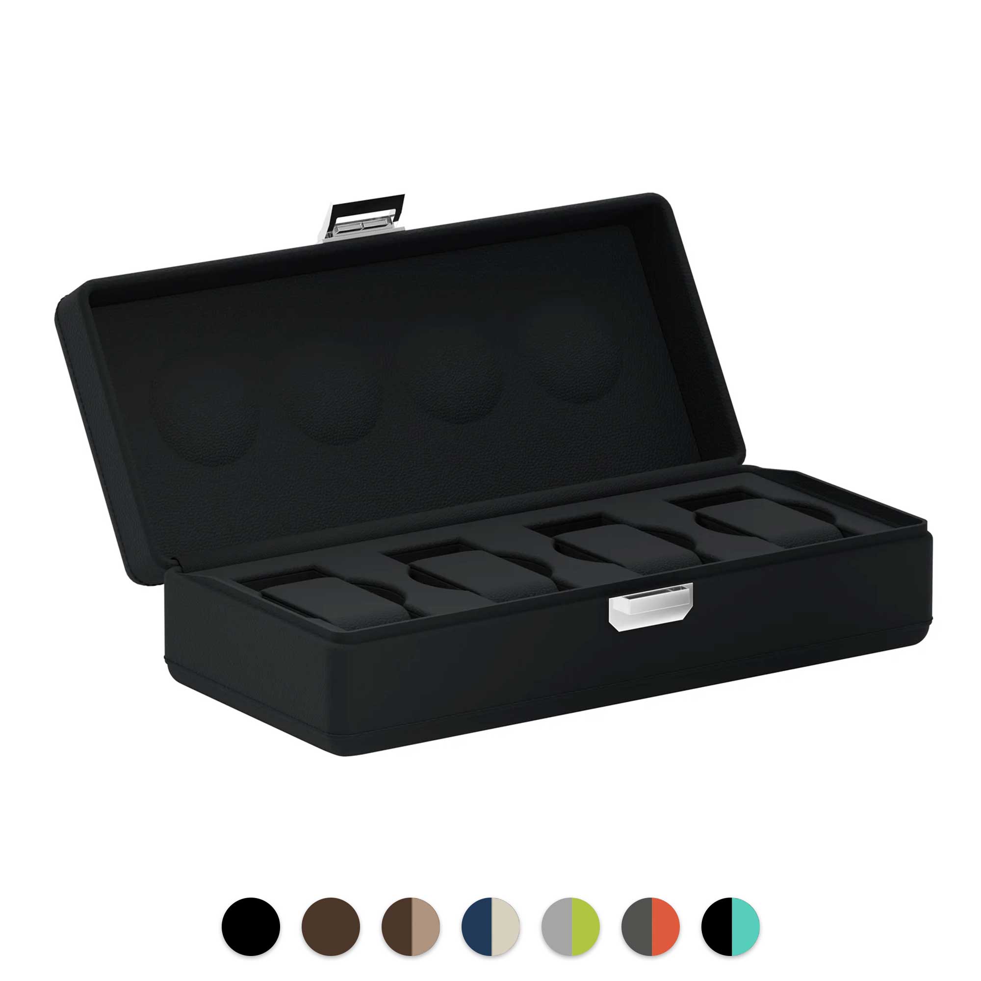 Scatola del Tempo - Boîte pour 4 montres cuir Valigetta