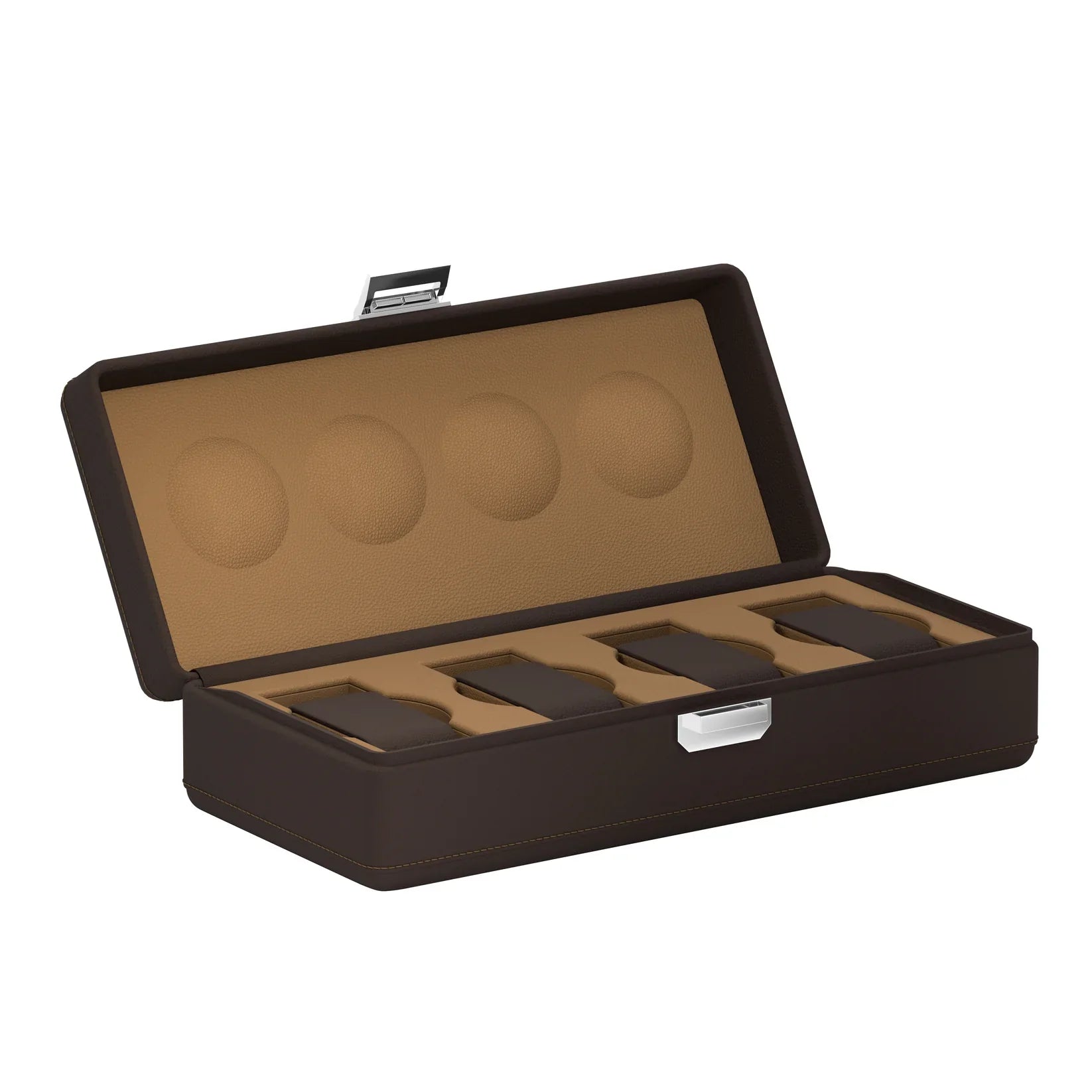 Scatola del Tempo - Boîte pour 4 montres cuir Valigetta