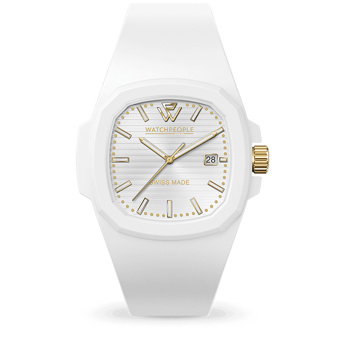 WATCH PEOPLE Men's WP4 White Silicone Watch 700337