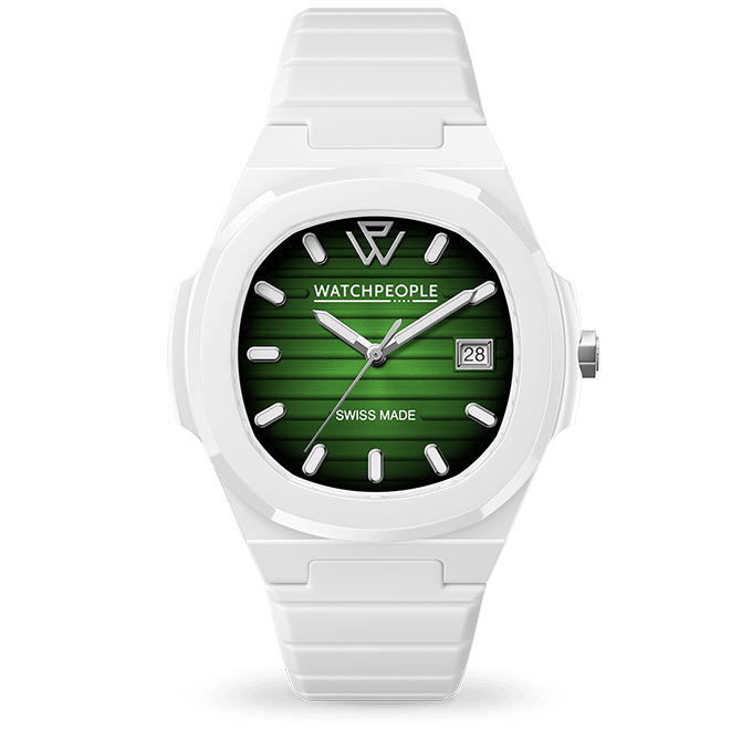 WATCH PEOPLE Men's WP7 White Silicone Watch 700932