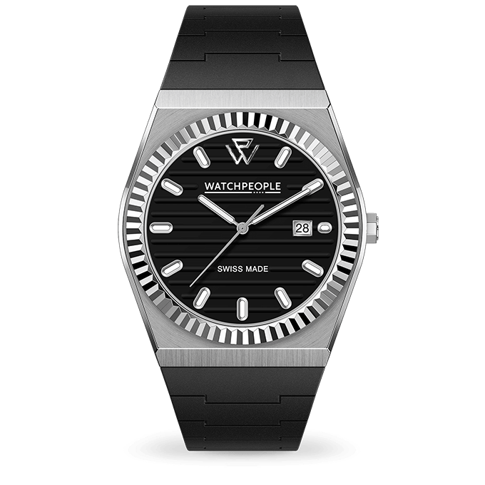 WATCH PEOPLE Men's WP1 Black Silicone Watch 701171