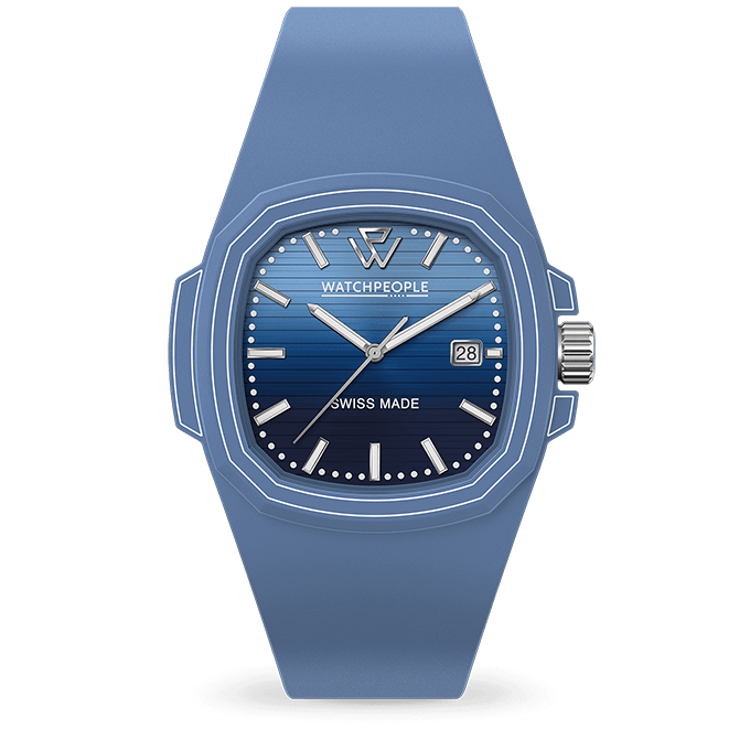 WATCH PEOPLE Men's WP4 Blue Silicone Watch 700349