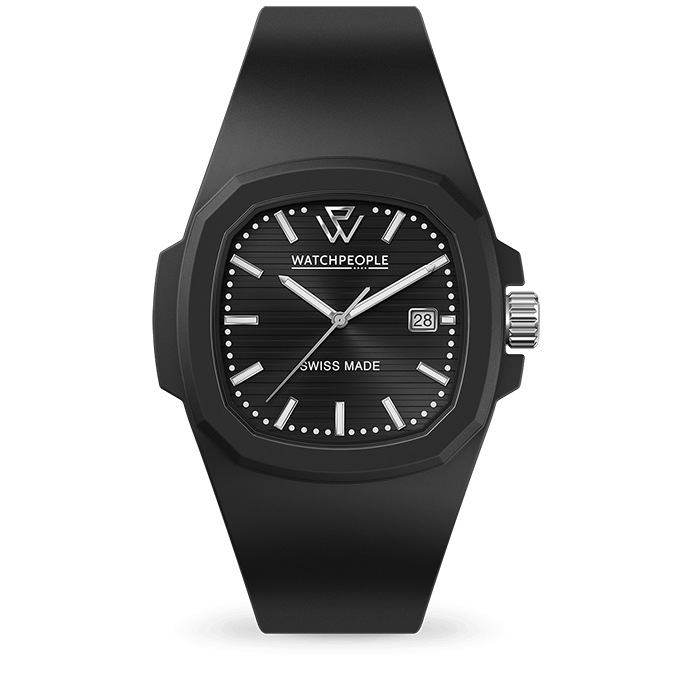 WATCH PEOPLE Men's WP4 Black Silicone Watch 700332