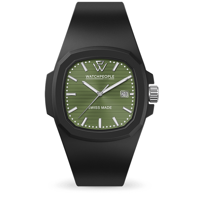 WATCH PEOPLE Men's WP4 Black Silicone Watch 700334